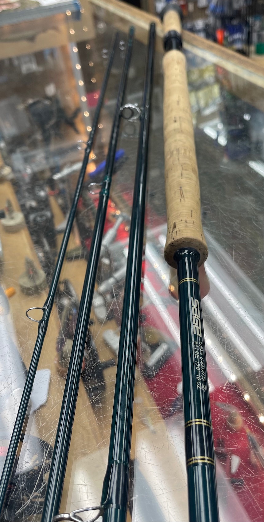 Sage Graphite IIIe (Green) 15' #9 4pc Spey Rod - No Original Sock or Tube - Used